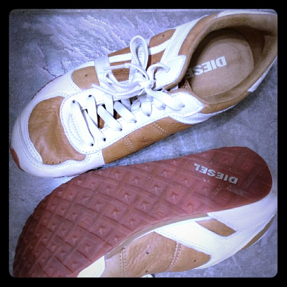 DIESEL Remy leather sneakers - so soft!!